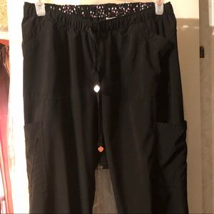 Heartsoul love always scrub pants black